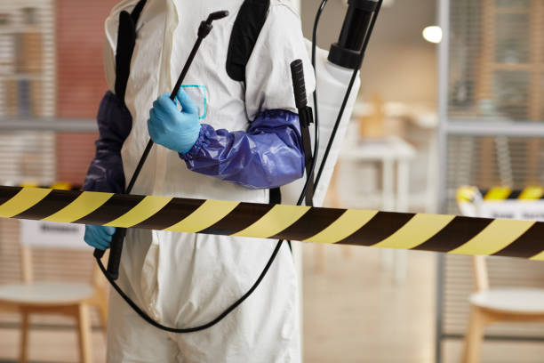 Professional Biohazard Cleanup technician working in Morgan Hill, PA